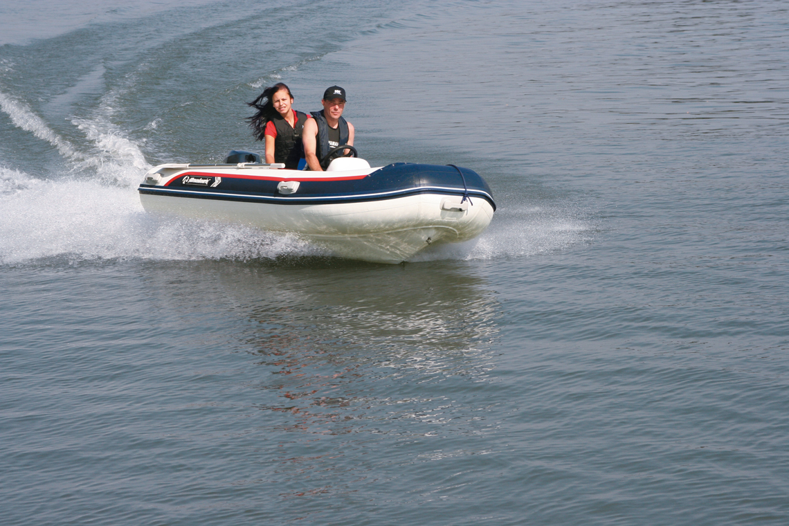 Schlauchboot Allroundmarin  Modell Ribstar mit GFK-V-Rumpf